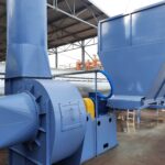 Dampfabsaugventilator aus der Trocknungslinie