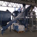 Pelletsilo und Pelletverpackungsmaschine