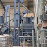 Produktionslinie für trockene Sägemehlpellets mit zwei Granulatoren