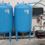 Wassertanks für die Funkenerkennungs- und Löschanlage