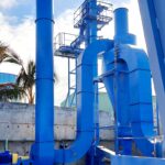 devices for crushing wood chips and drying sawdust, such as a hammer mill, drying line 2