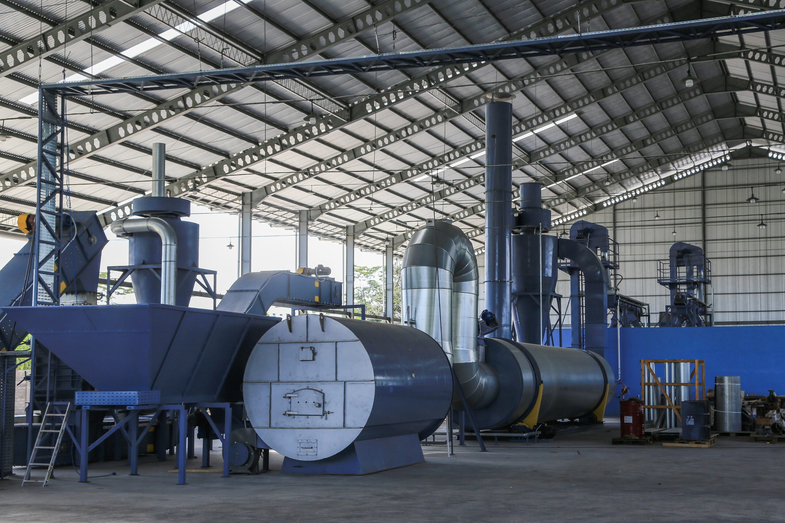 Suszarnia bębnowa. Producent linii technologicznych Bio Machines